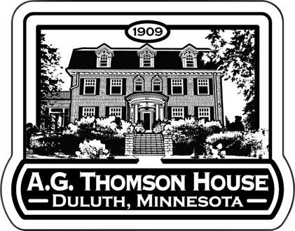AG Thomson House logo on medallion