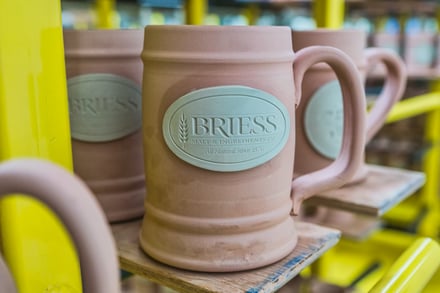 Briess unglazed Sunset Hill Stoneware stein