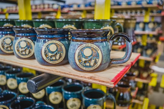 Finished Sunset Hill Stoneware mugs