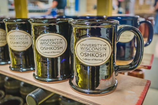 UW Oshkosh college of nursing mug