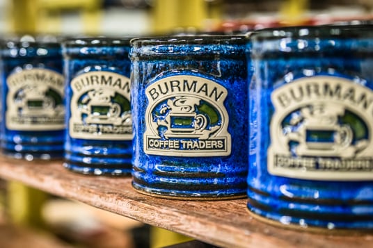 Burman Coffee Traders mugs