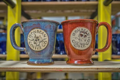 Valentine's Day mug set for Iron Bean Coffee Company