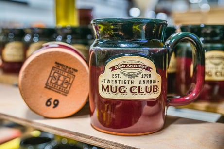 Mad Anthony mug club mugs with numbering