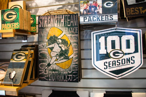Packers wooden art and signs