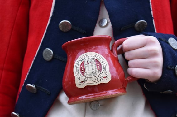 Lewis and Clark Fife and Drum Sunset Hill Stoneware mug