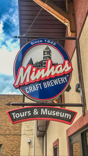 Minhas Brewery Signage