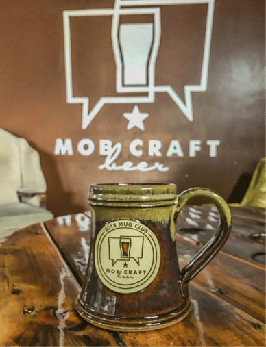 MobCraft beer Sunset Hill Stoneware stein