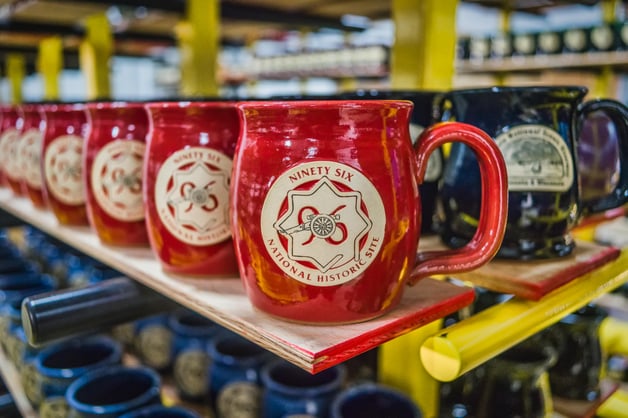 Mugs in Colonial National Parks like Ninety Six National Historic Site