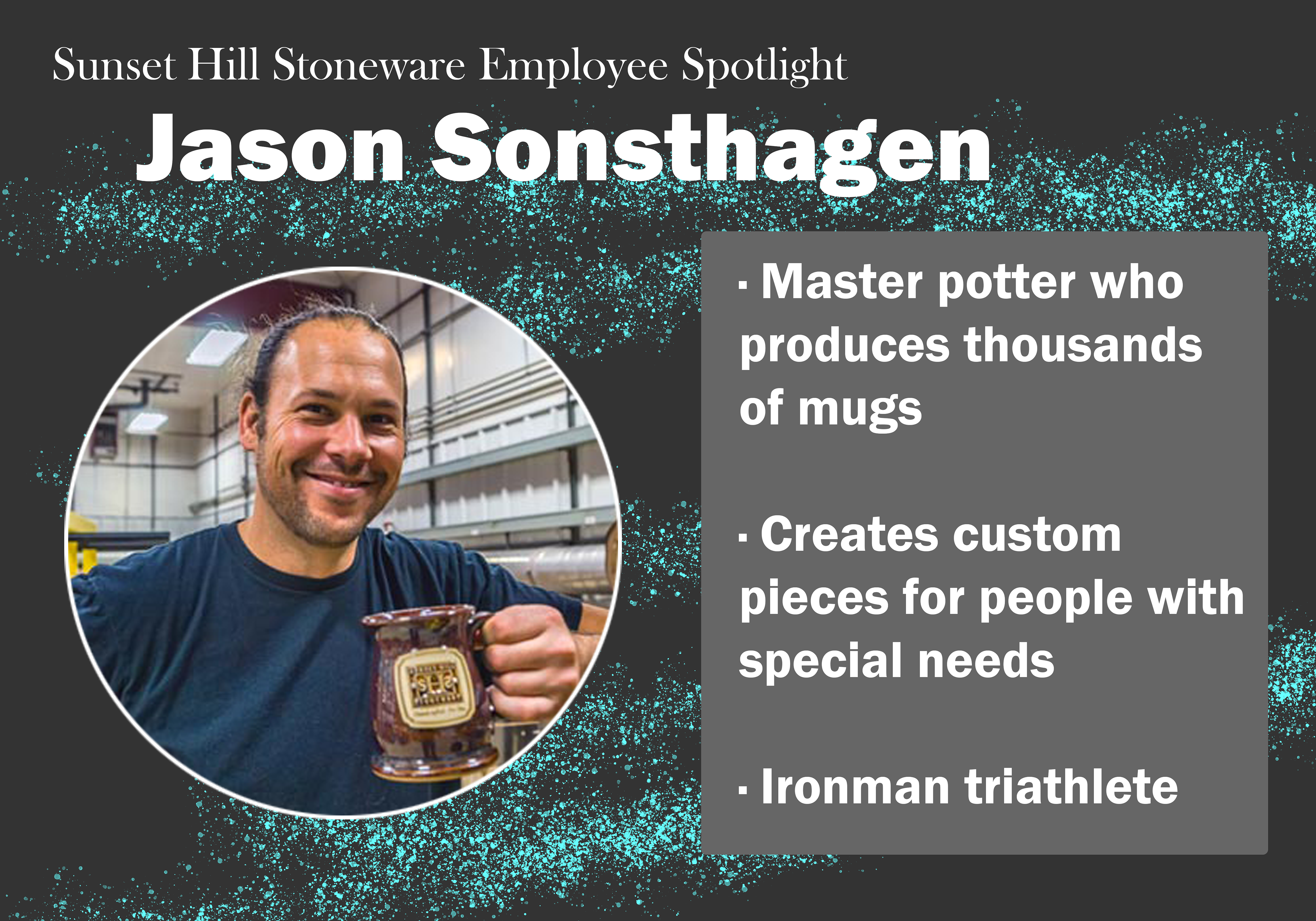 Sunset Hill Stoneware Employee Spotlight: Jason Sonsthagen